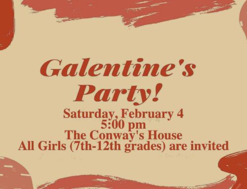 Girls (7th-12th) Galentine’s Party