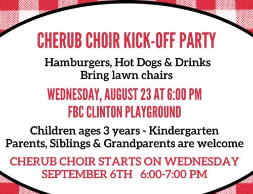 Cherub Choir Kick-off Party