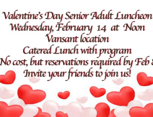 Valentine’s Day Adult Seniors Luncheon