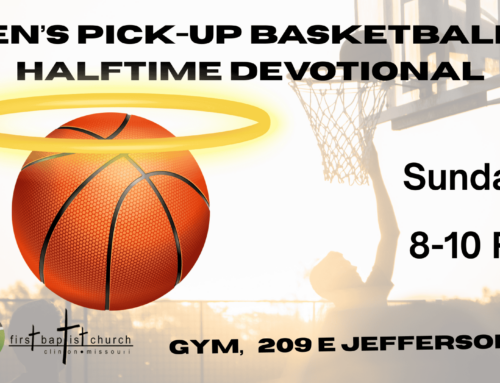 Men’s Pick-Up Basketball & Devotional
